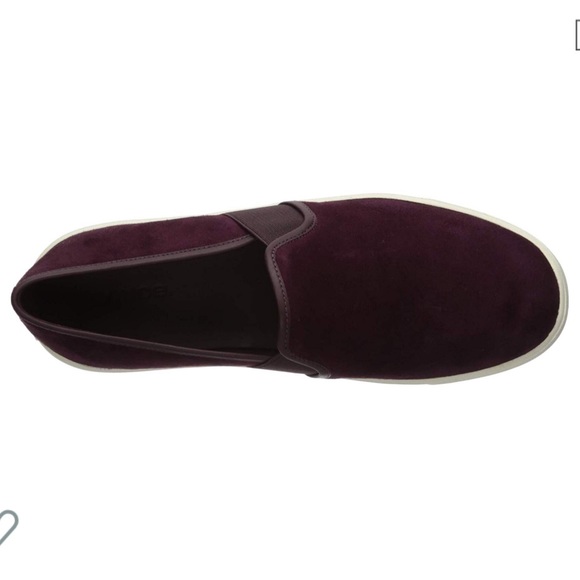 Vince Preston suede maroon Slip-On Sneakers - Picture 6 of 6